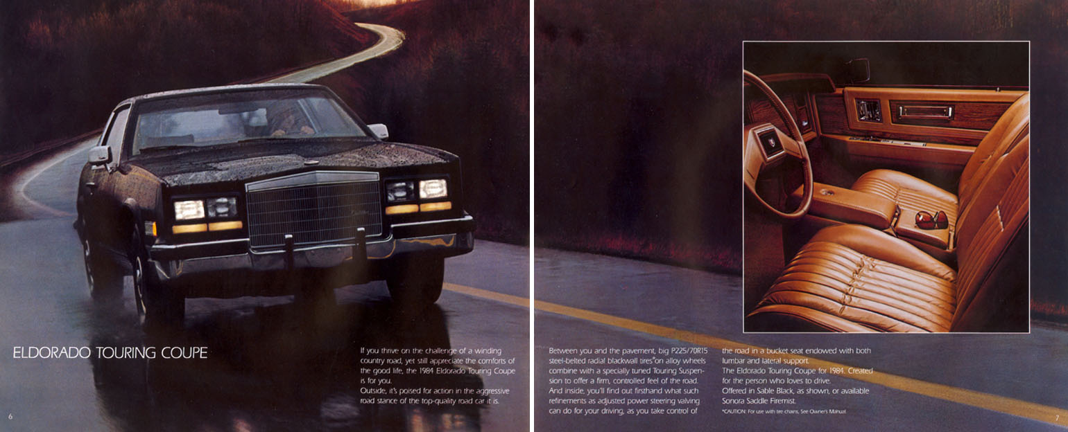 1984 Cadillac Eldorado Brochure Page 7
